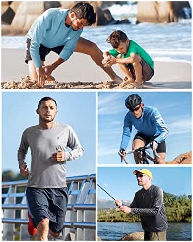 Roadbox Mens UPF 50+ UV Sun Protection Shirts