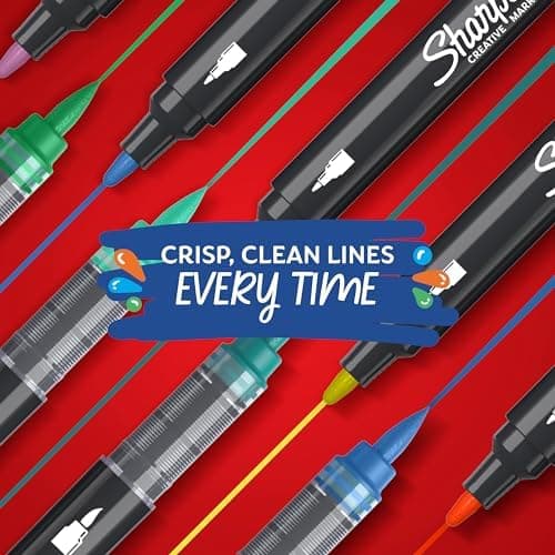 SHARPIE Creative Water-Based Acrylic Markers, 12 Count