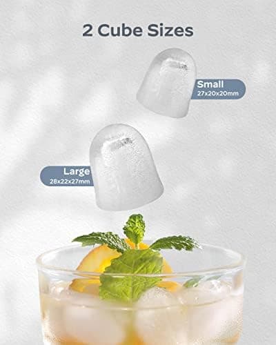 Silonn Portable Countertop Ice Maker with Self-Cleaning Function