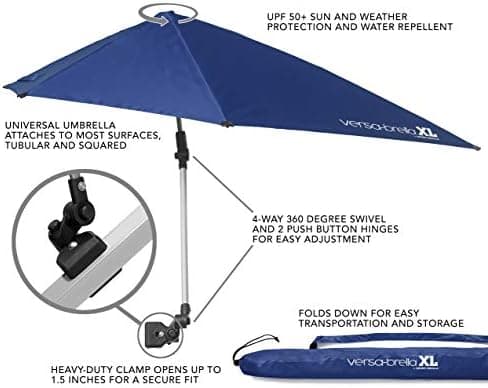 Sport-Brella Versa-Brella SPF 50+ Adjustable Umbrella