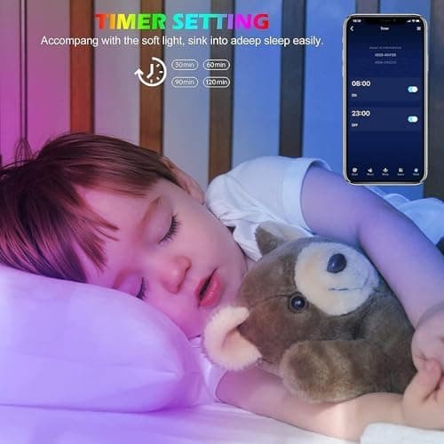 Tenmiro LED Lights for Bedroom 100ft Music Sync